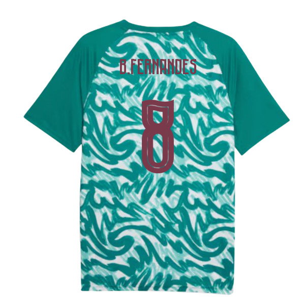 2026-2027 Portugal Warm Up Jersey (Green) (B.Fernandes 8)-SoccerKits Hub | Buy Soccer Jerseys Online